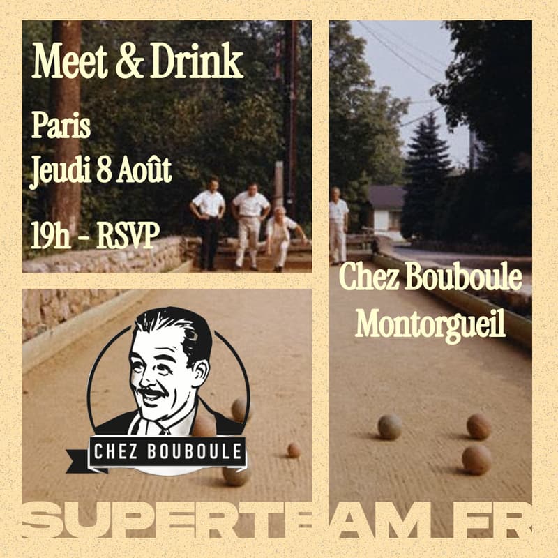 Cover Image for Superteam France - Meet & Drink - Beau Bull Chez Bouboule