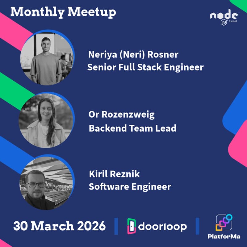 Cover Image for DoorLoop and Node.js-IL meetup