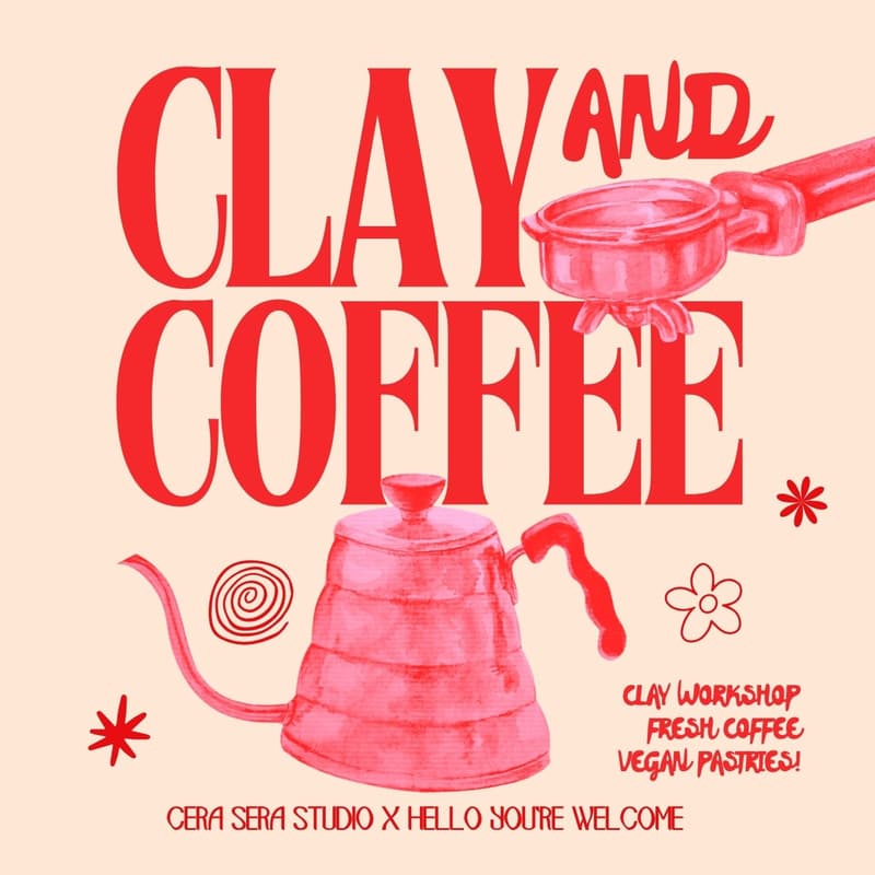 Cover Image for Clay & Coffee: A Ceramic Handbuilding Workshop