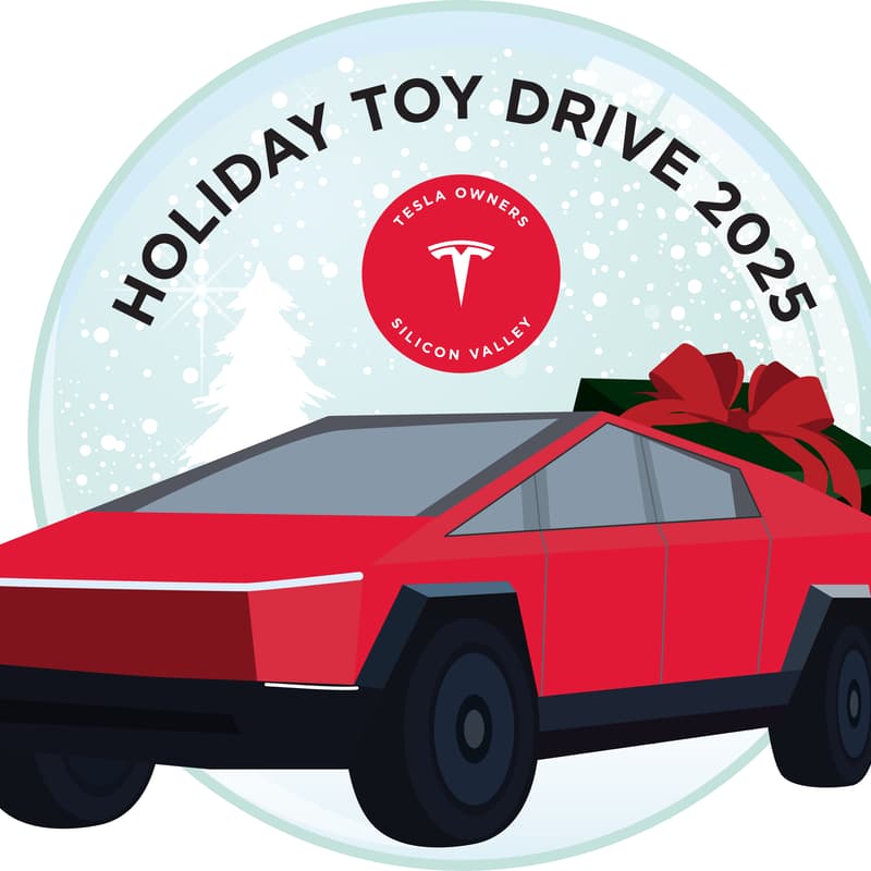 Cover Image for Holiday Toy Drive, Block Party & Tesla Light Show!