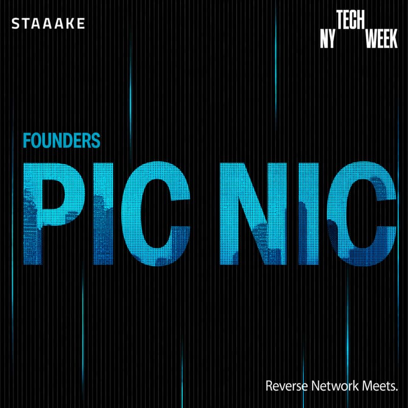 Cover Image for Founders Pic Nic - #NYTechWeek — Reverse Network Meet