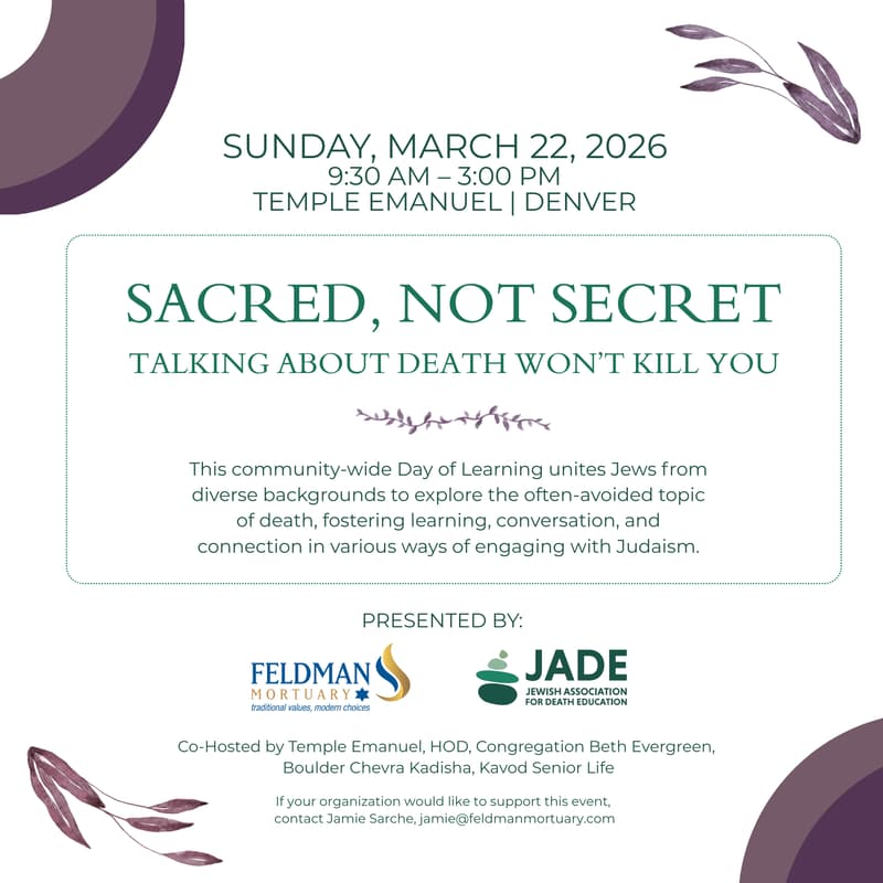 Cover Image for Sacred, Not Secret - Talking About Death Won't Kill You