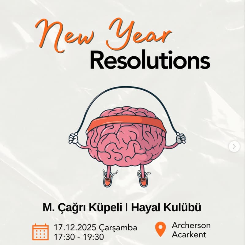 Cover Image for New Year Resolutions @ Hayal Kulübü