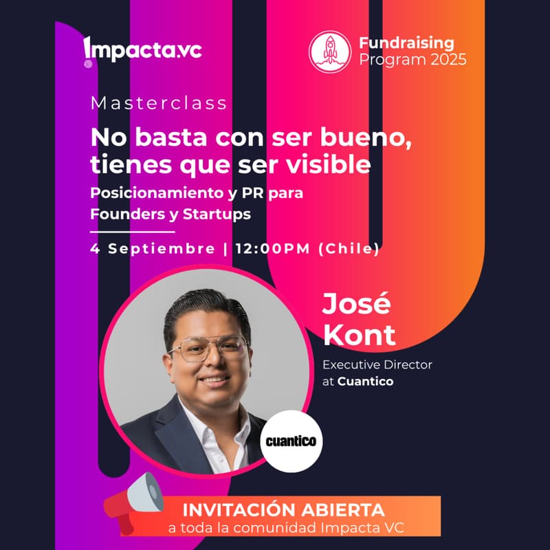 Cover Image for Masterclass: No basta con ser bueno, tienes que ser visible