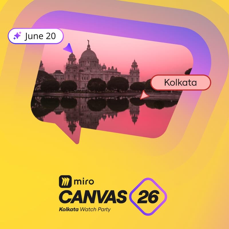 Cover Image for Miro Canvas'26 Watch Party #2 : Kolkata Chapter