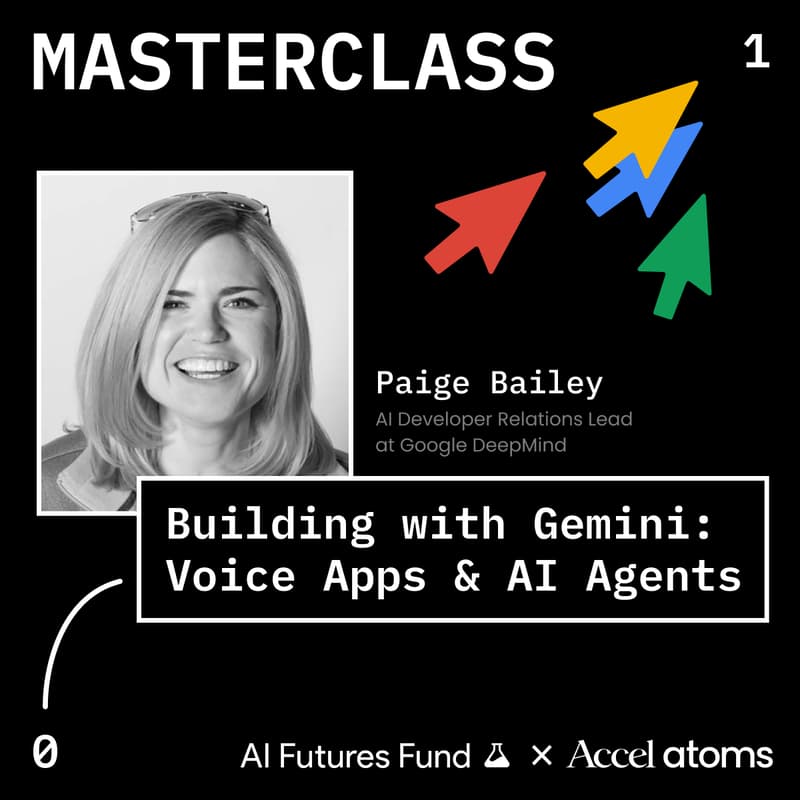 Cover Image for Masterclass on Building with Gemini: Voice & Agents | Atoms AI Cohort 2026