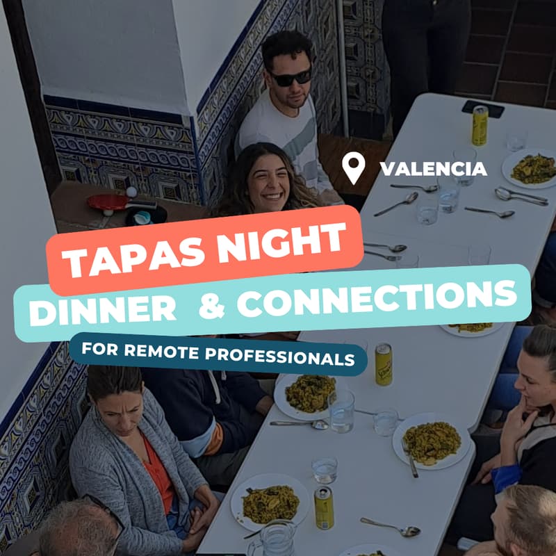 Cover Image for Remote Workers Tapas Night at Palma Coliving (VLC)