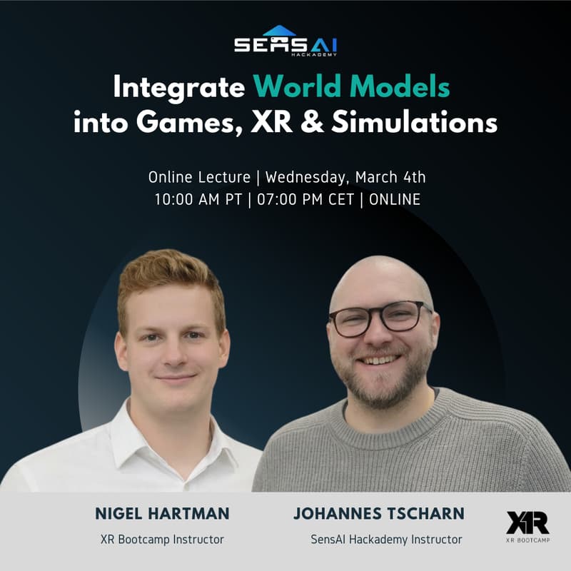 Cover Image for Integrate World Models into Games, XR & Simulations