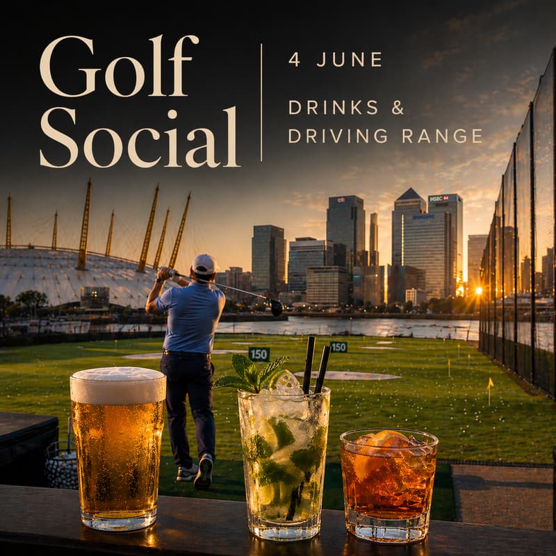 Cover Image for Golf & Drinks at Sunset