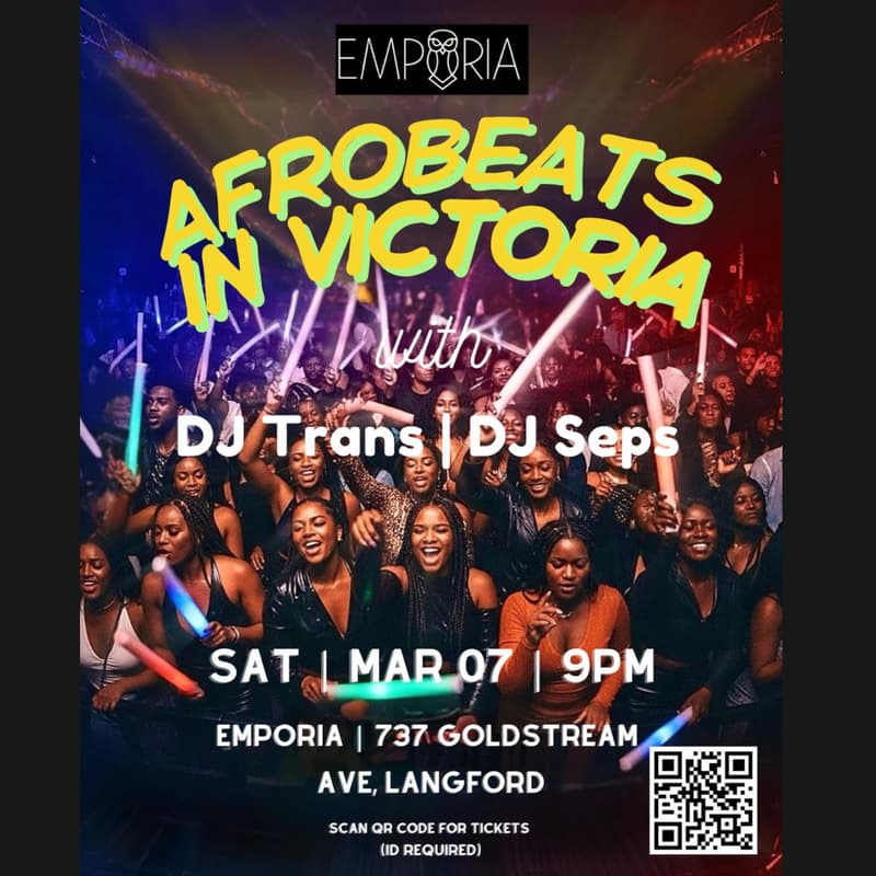 Cover Image for Afrobeat in Victoria BC