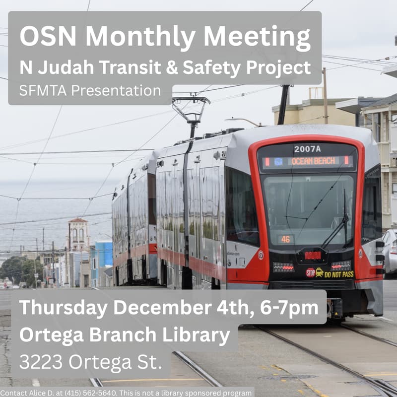 Cover Image for SFMTA N-Judah Presentation