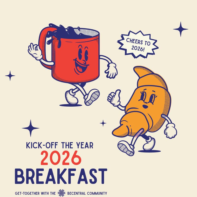 Cover Image for Kick-off the Year Breakfast at BeCentral ☕🥐✨