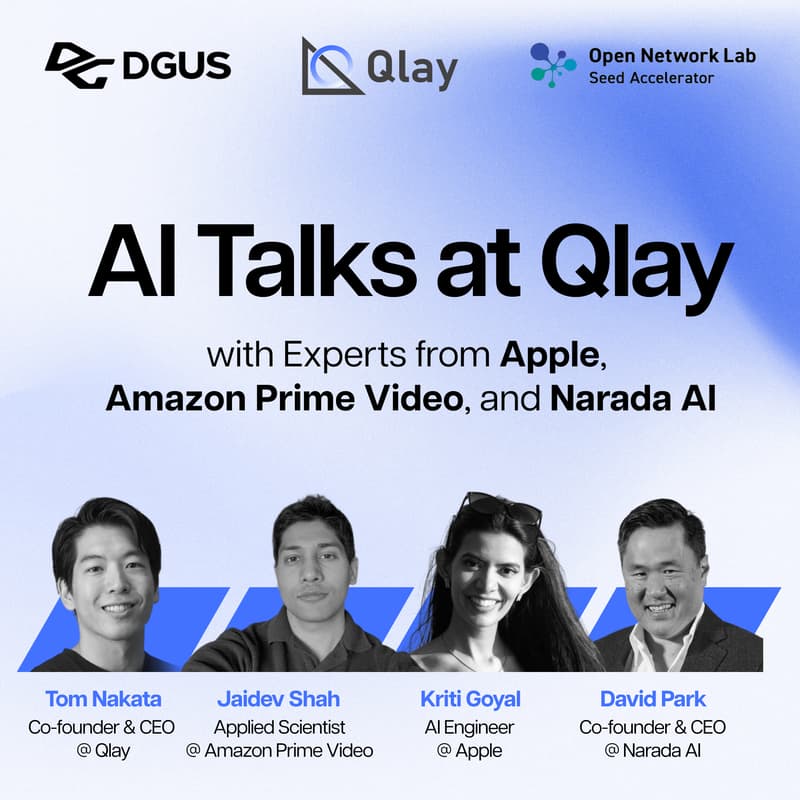 Cover Image for AI Talks at Qlay with Experts from Apple, Amazon Prime Video, and Narada AI