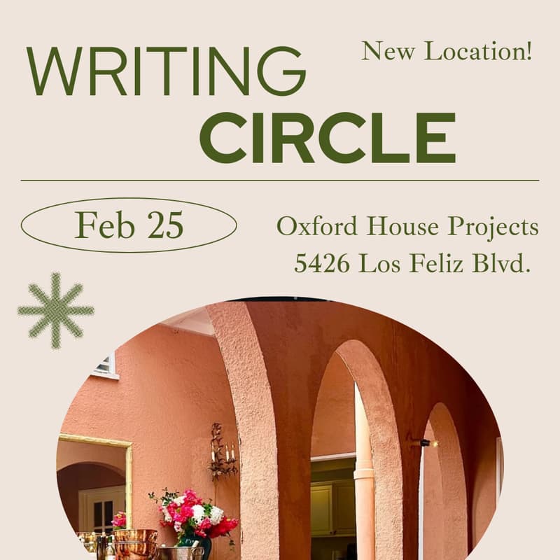 Writing Circle - New Location! · Luma