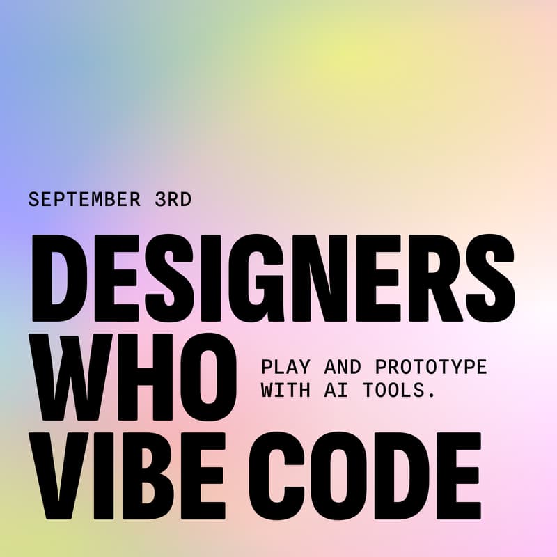 Cover Image for Designers who Vibe Code