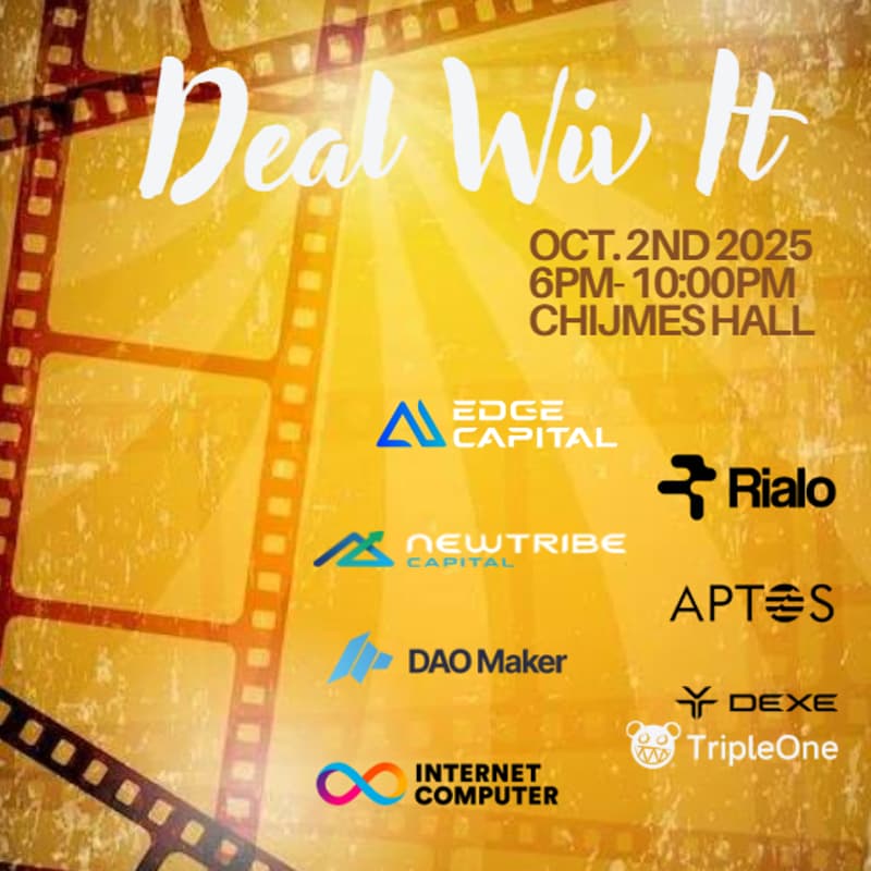Cover Image for Exclusive Gathering w/ Edge Capital, NewTribe Capital, Rialo, Aptos, DaoMaker, TripleOne and ICP