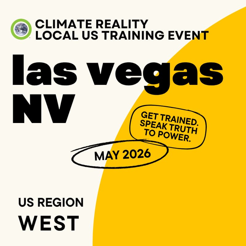 Cover Image for Las Vegas, NV - Climate Reality Local Training Event