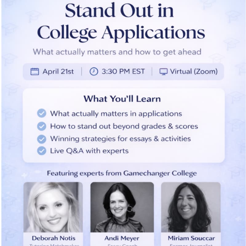 Cover Image for Stand Out In College Applications