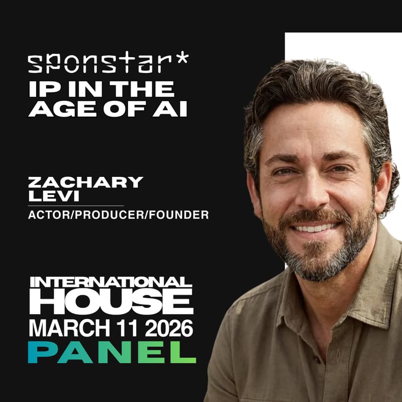 Cover Image for Sponstar Exclusive:"IP In The Age Of AI" Featuring Actor & Producer, Zachary Levi