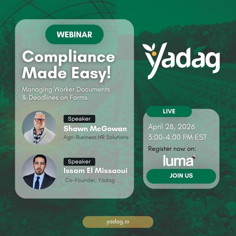 Cover Image for Compliance Made Easy for Farm Workforce Management