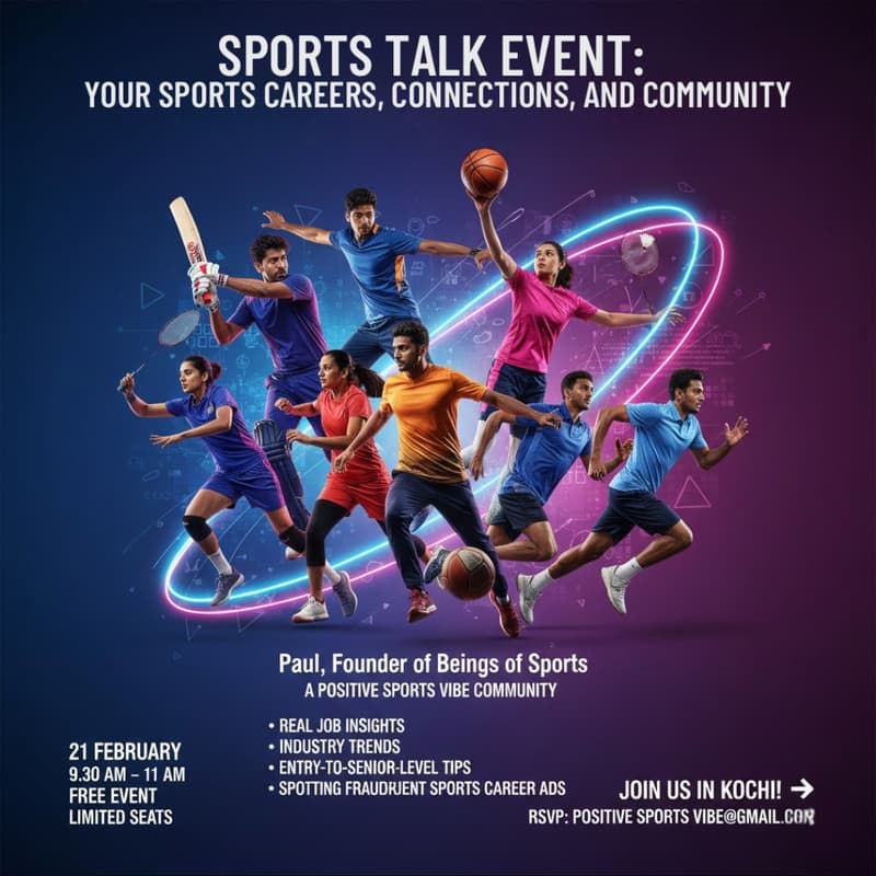 Cover Image for Breaking into the Sports Industry: Jobs, Skills, and Opportunities Talk Event