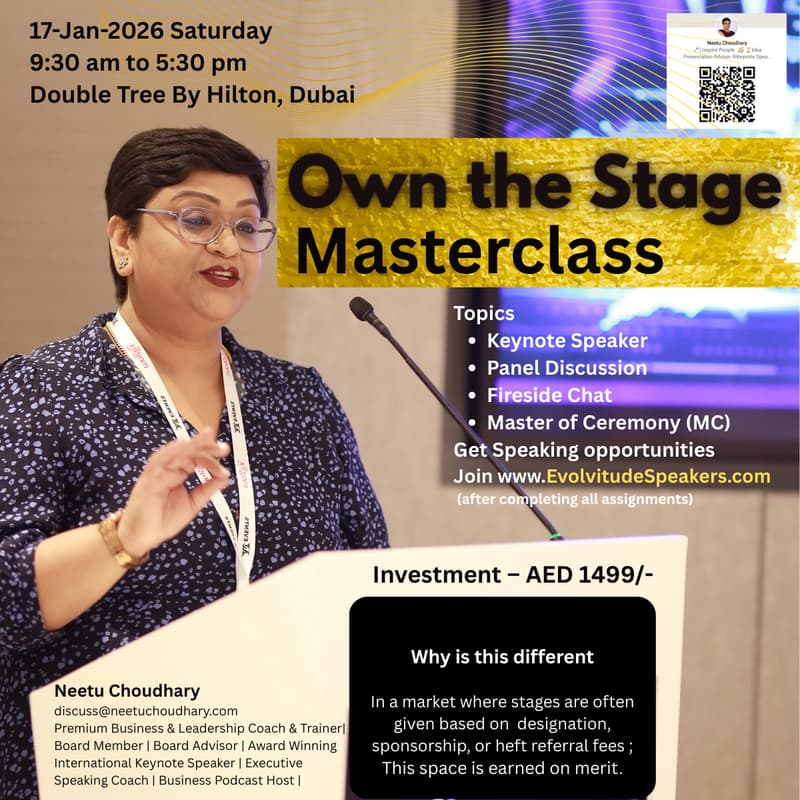 Cover Image for Own The Stage Masterclass