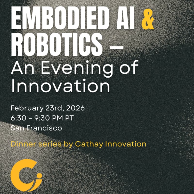 Cover Image for Embodied AI & Robotics — An Evening of Innovation