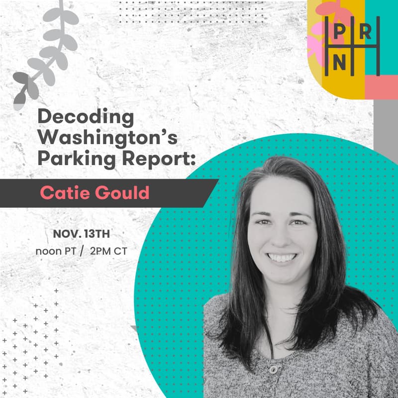 Cover Image for Lunch and Learn - Decoding Washington’s Parking Report: Insights from Catie Gould