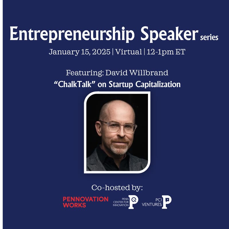 Cover Image for "ChalkTalk" on Startup Capitalization with David Willbrand