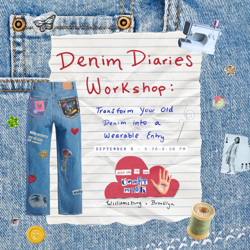 Cover Image for Denim Diaries Workshop: Transform Your Old Denim into a Wearable Entry