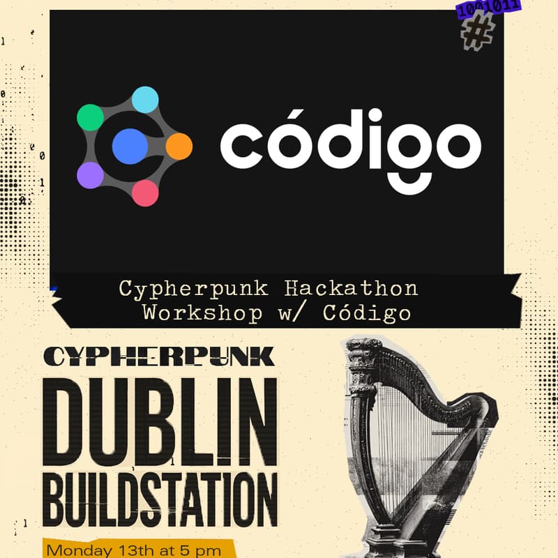 Cover Image for Workshop w/ Código- Cypherpunk Hackathon