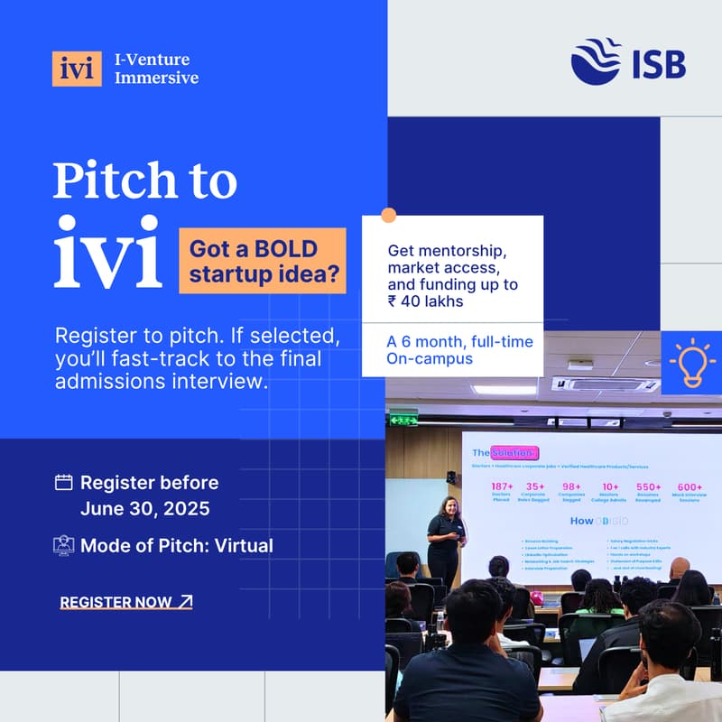 Cover Image for Pitch to ivi - Virtual | Register Before June 30, 2025