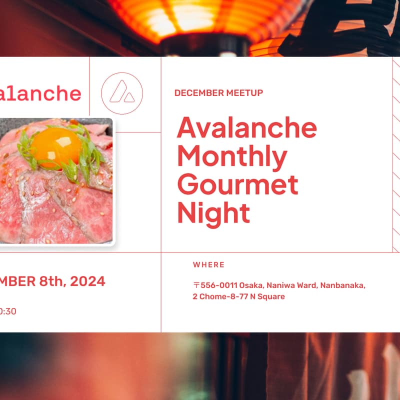 Cover Image for Avalanche グルメナイト OSAKA #2