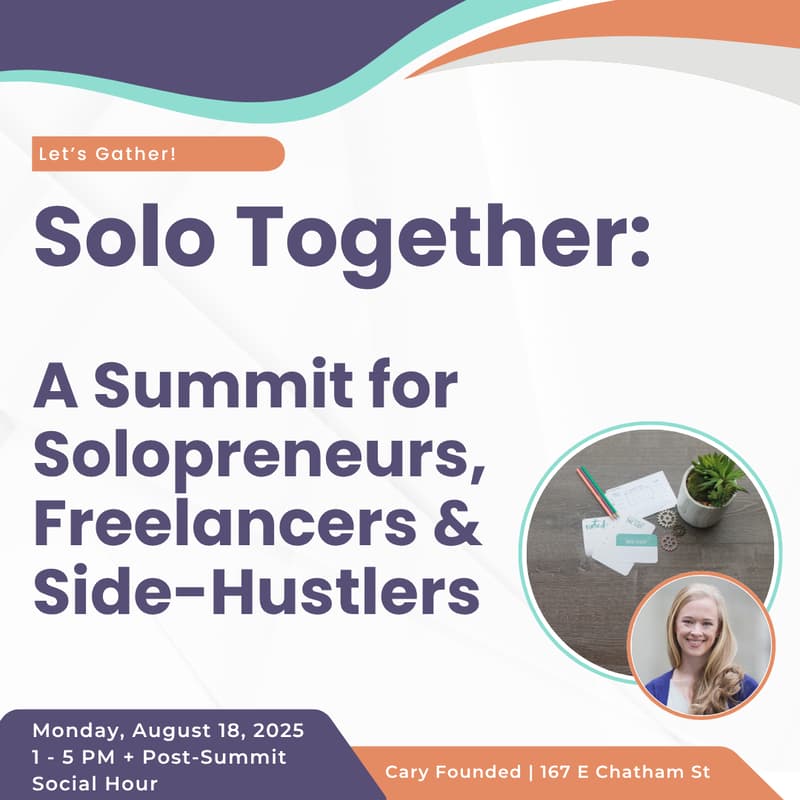 Cover Image for Solo Together: A Summer Summit for Solopreneurs, Freelancers & Side-Hustlers