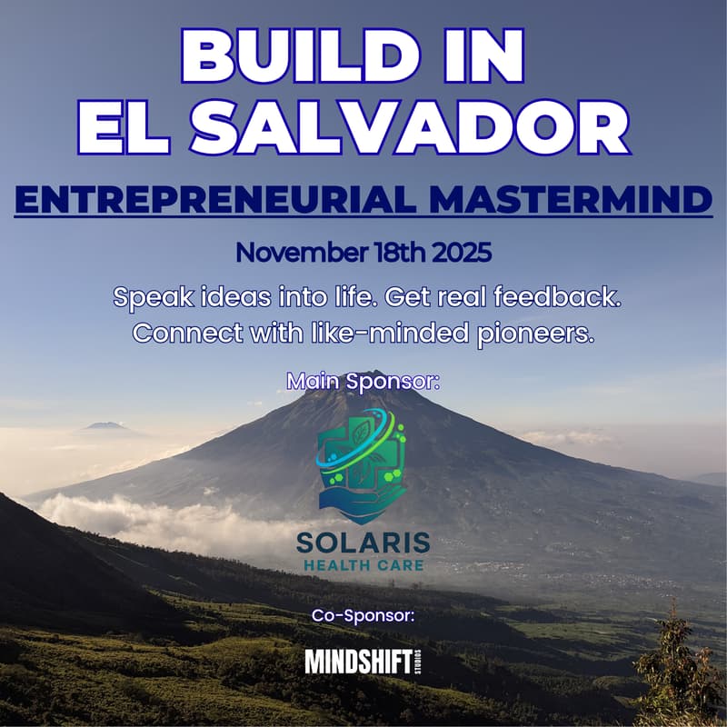 Cover Image for Build In El Salvador Entrepreneurial Mastermind