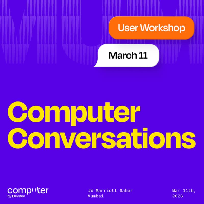 Cover Image for Computer Conversations with DevRevU