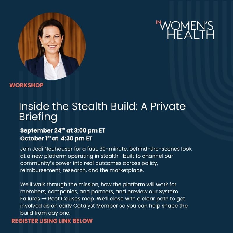 Cover Image for Inside the Stealth Build: A Private Briefing for In Women's Health