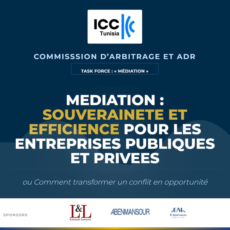 Cover Image for MEDIATION : SOUVERAINETE ET EFFICIENCE POUR LES ENTREPRISES PUBLIQUES ET PRIVEES