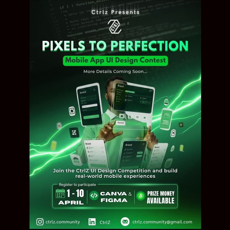 Cover Image for Pixels To Perfection - Mobile App UI Design Contest