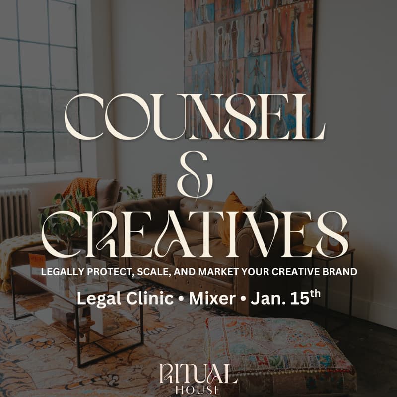 Cover Image for Counsel & Creatives: Legal Clinic for Creatives