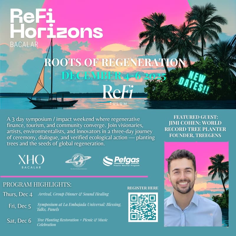 Cover Image for ReFi Horizons Milagros: Roots of Regeneration — Updated Dates