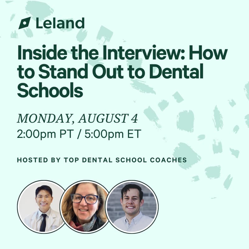 Cover Image for Inside the Interview: How to Stand Out to Dental Schools