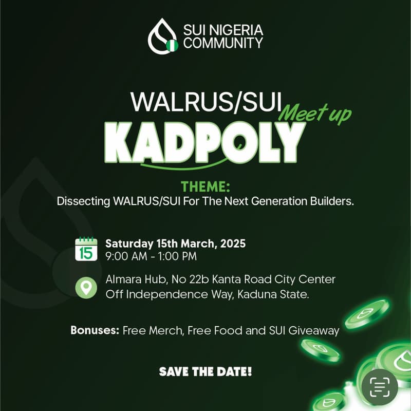 Cover Image for WALRUS/SUI MEETUP KADPOLY
