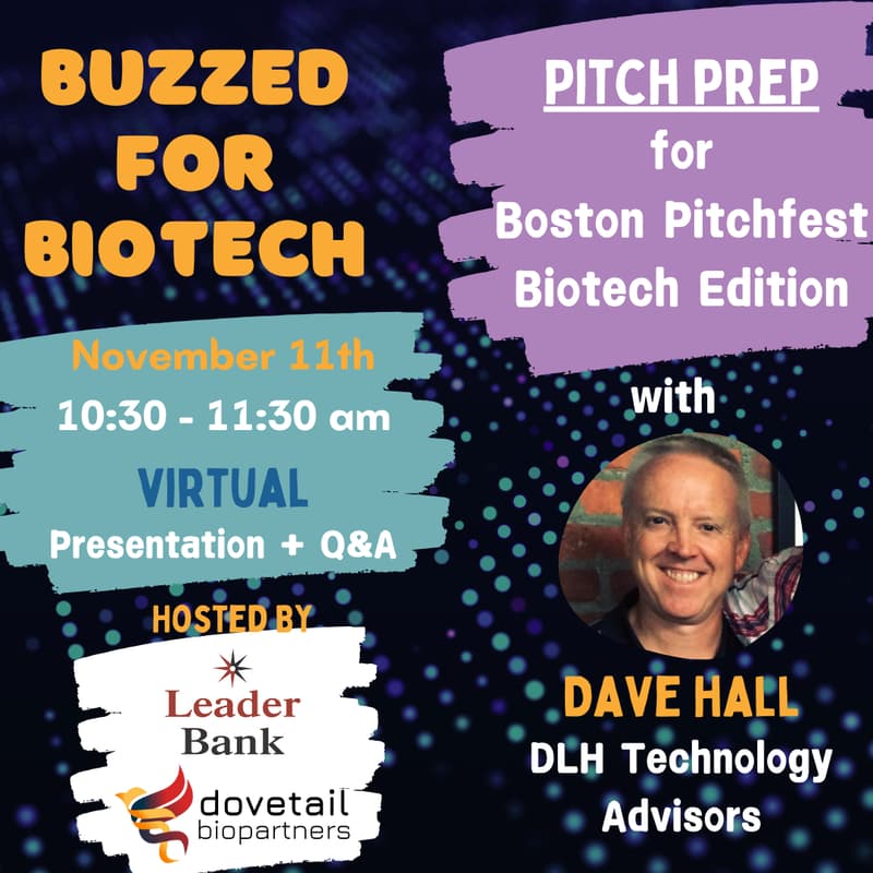 Cover Image for Pitch Prep - Boston PitchFest - Biotech Edition