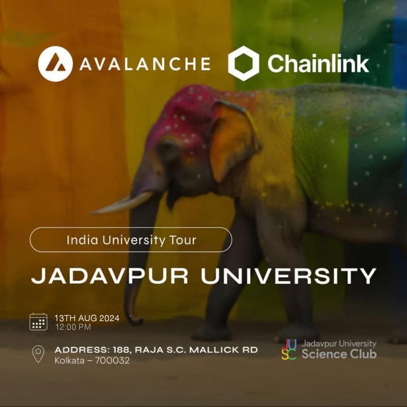 Cover Image for India University Tour With Avalanche & Chainlink