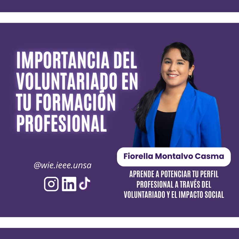 Cover Image for Charla informativa: Importancia del voluntariado en tu formación profesional