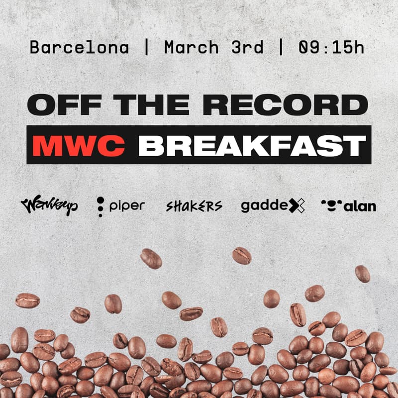 Cover Image for Off the Record [MWC Breakfast 2026] | Wavveup x Shakers x Piper AI x Gaddex x Alan