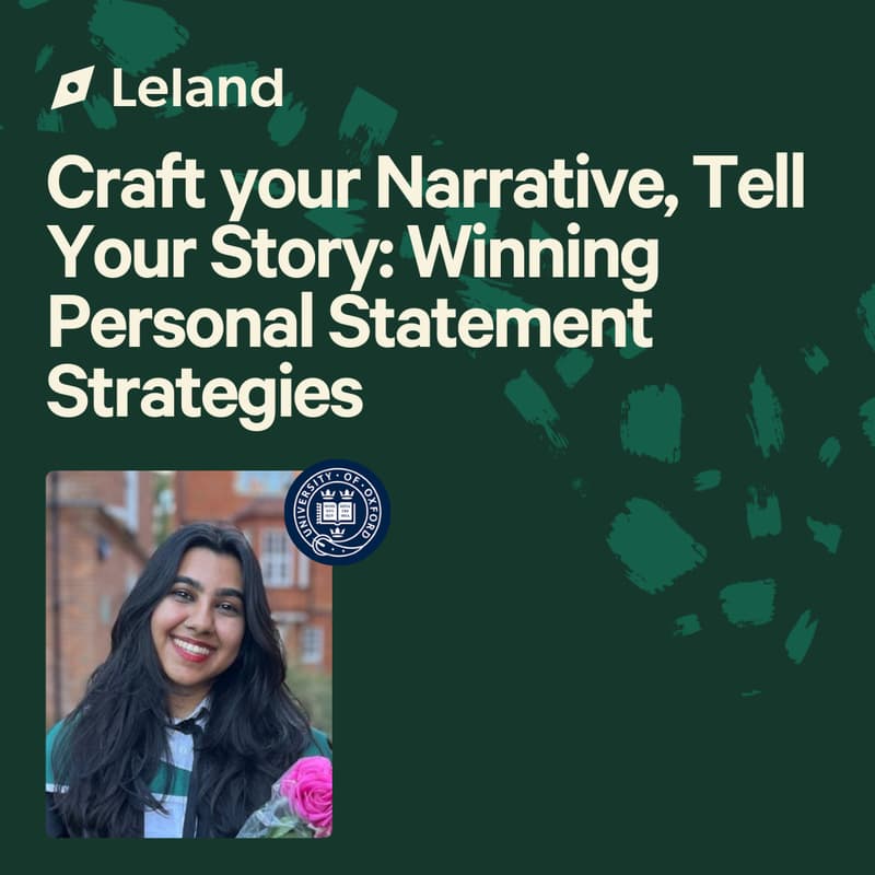 Cover Image for Craft your Narrative, Tell Your Story: Winning Personal Statement Strategies