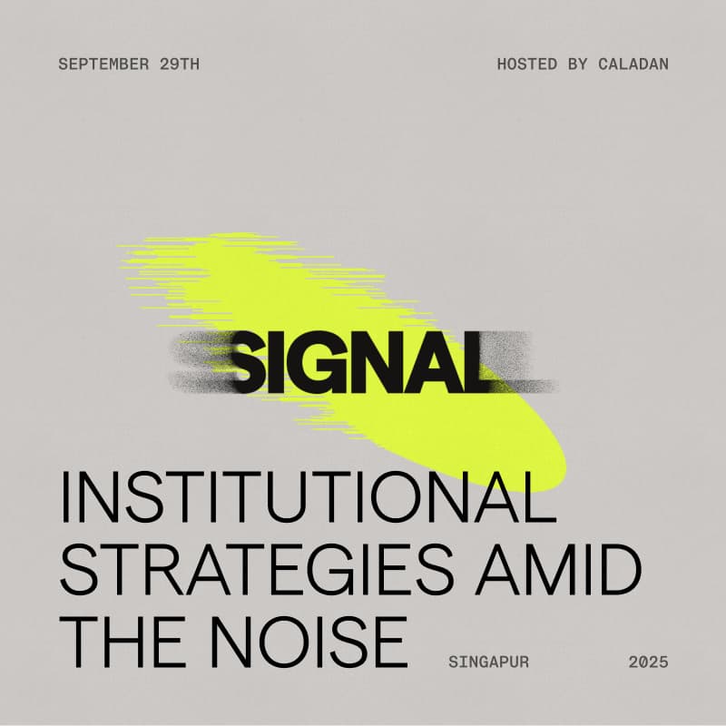 Cover Image for Signal: Institutional Strategies Amid the Noise | Token2049