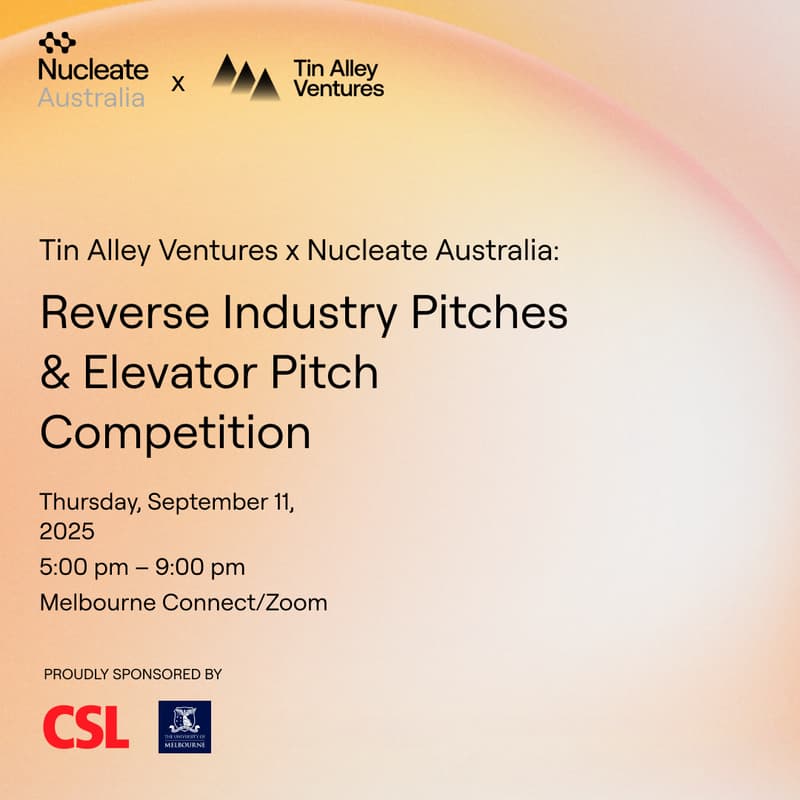Cover Image for Reverse Industry Pitches & Student Elevator Pitch Competition